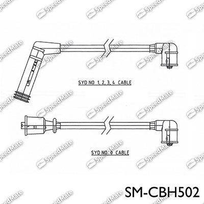 Провода высоковольтные - SpeedMate SM-CBH502
