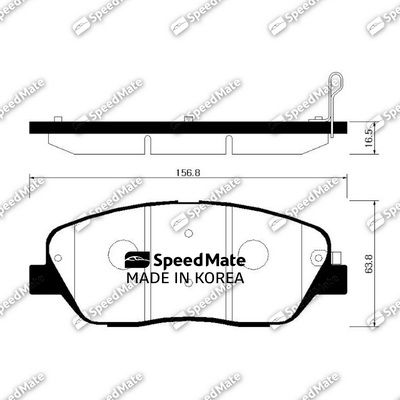| перед | - SpeedMate SM-BPK036