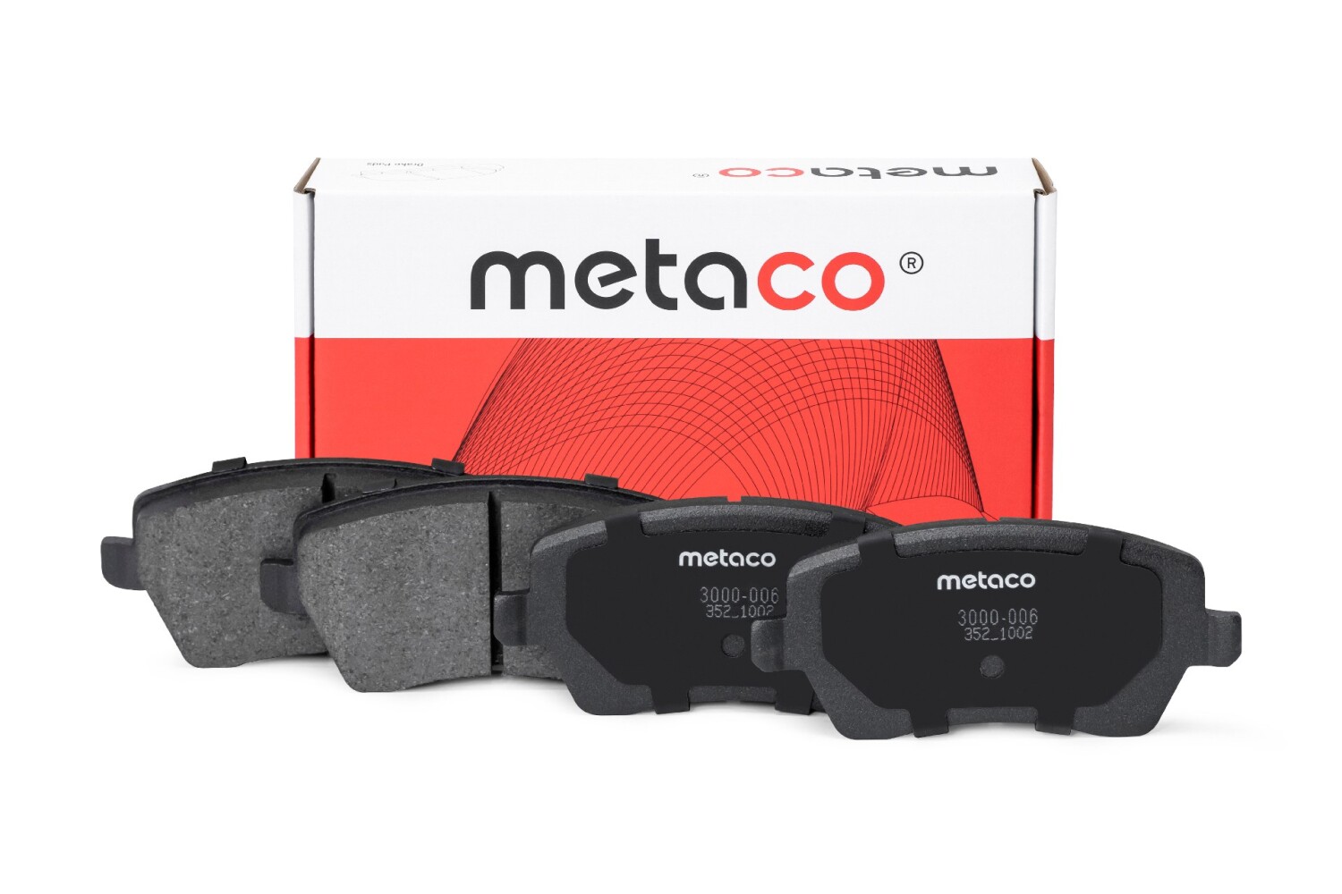 Metaco 3000-006 Колодки тормозные передние к-т | перед | - METACO 3000-006