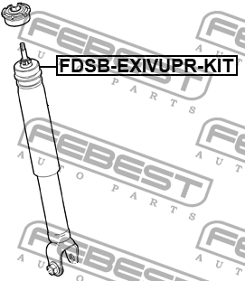 Втулка заднего амортизатора комплект зад прав лев Febest FDSB-EXIVUPR-KIT FORD USA EXPLORER 930₽