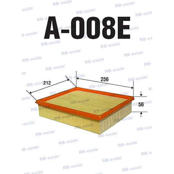 Фильтр воздушный - Rb-exide A008E