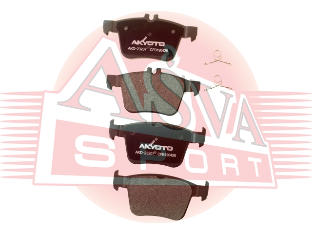 Колодки тормозные дисковые задние - Akyoto AKD-23207