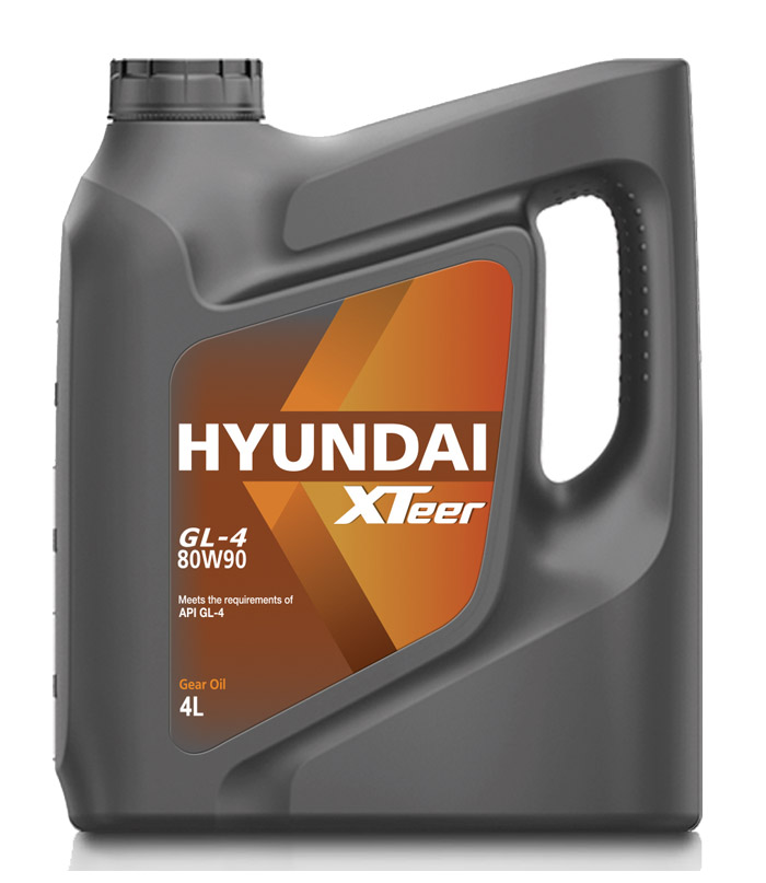 Масло трансмиссионное XTeer Gear Oil-4 80w90 4L - HYUNDAI XTeer 1041421