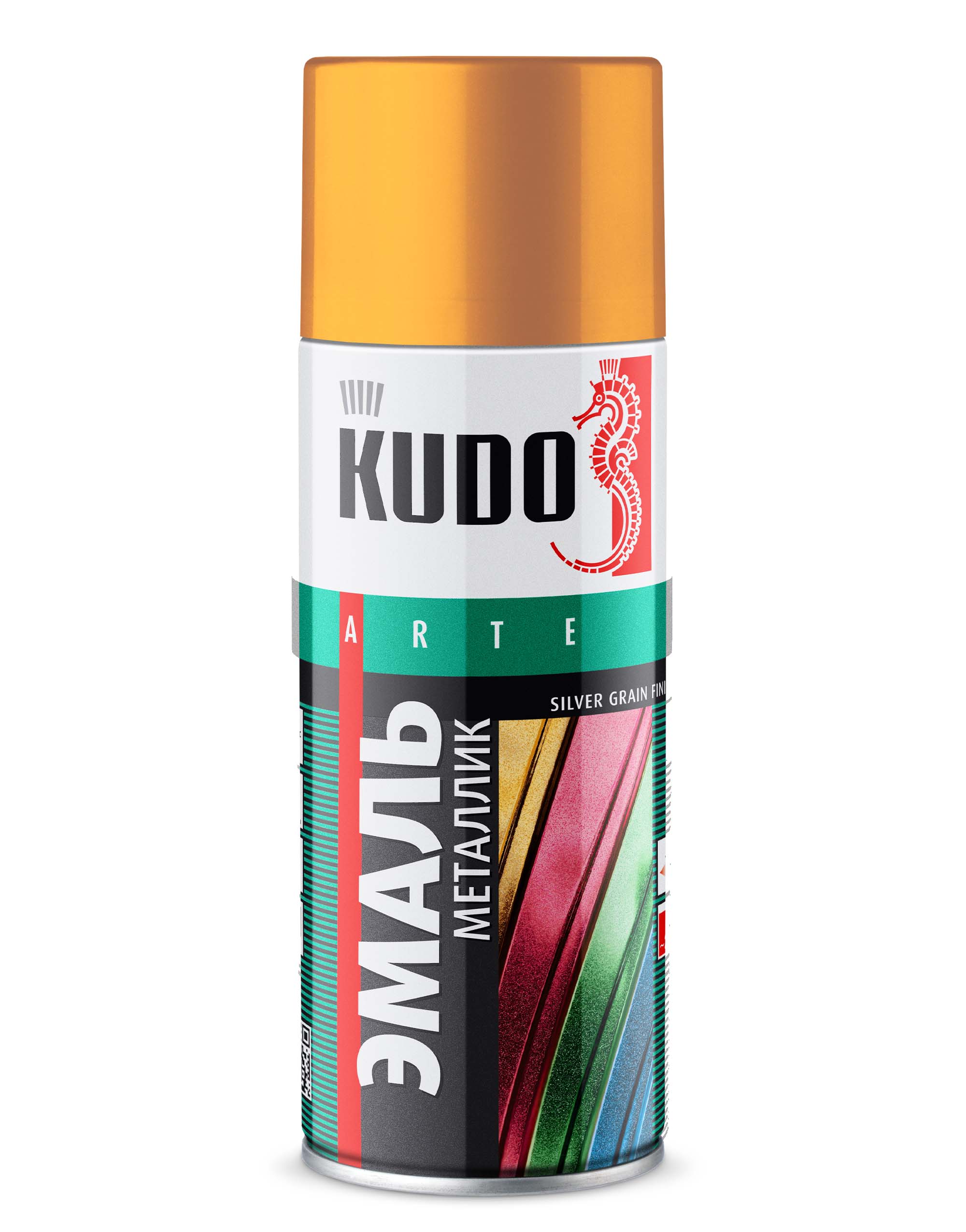KU 1060 Эмаль универсальная металлик вечное золото 520 мл. (12 шт) - KUDO KU1060