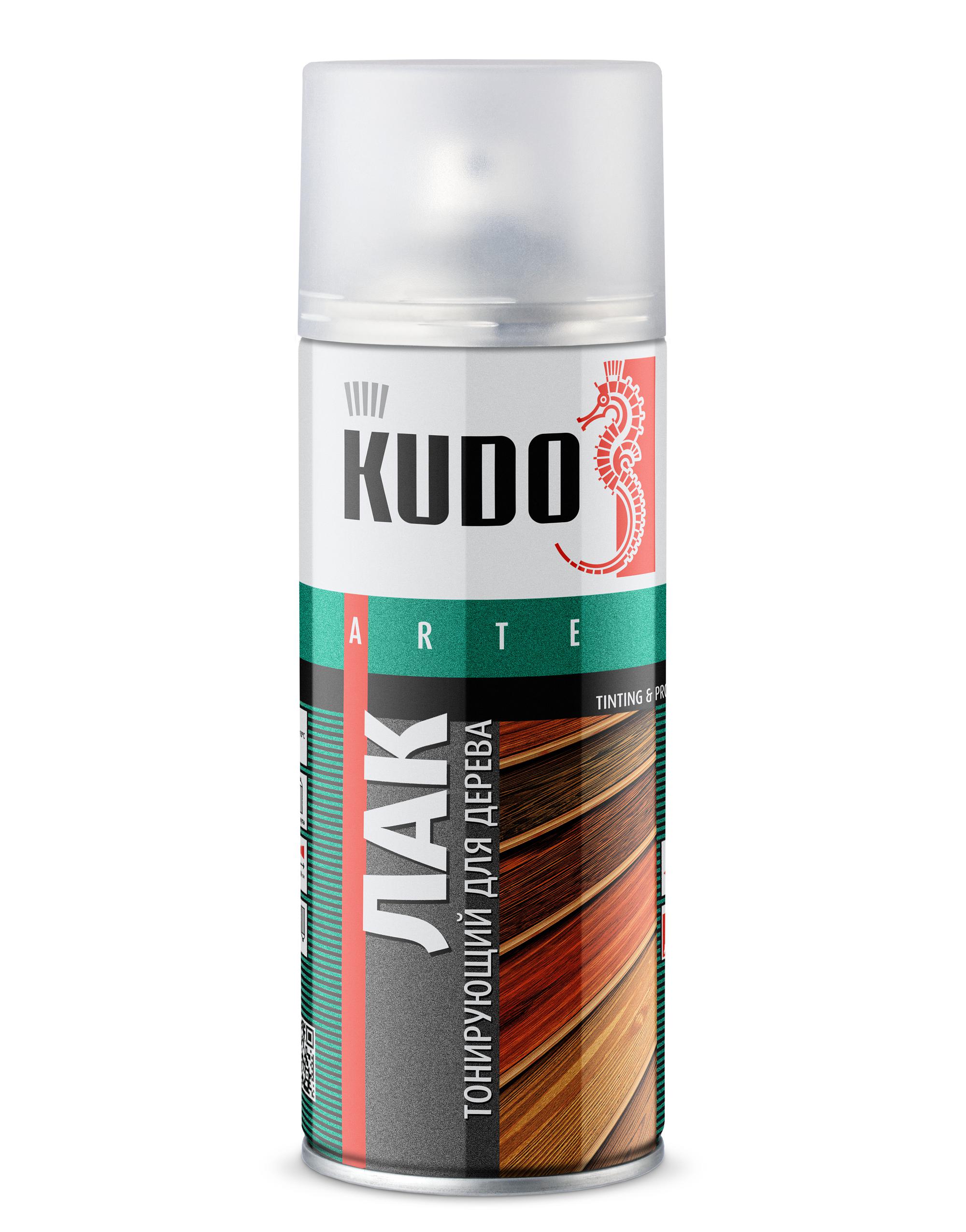 Лак тонирующий для дерева Дуб 520 мл - KUDO KU-9043