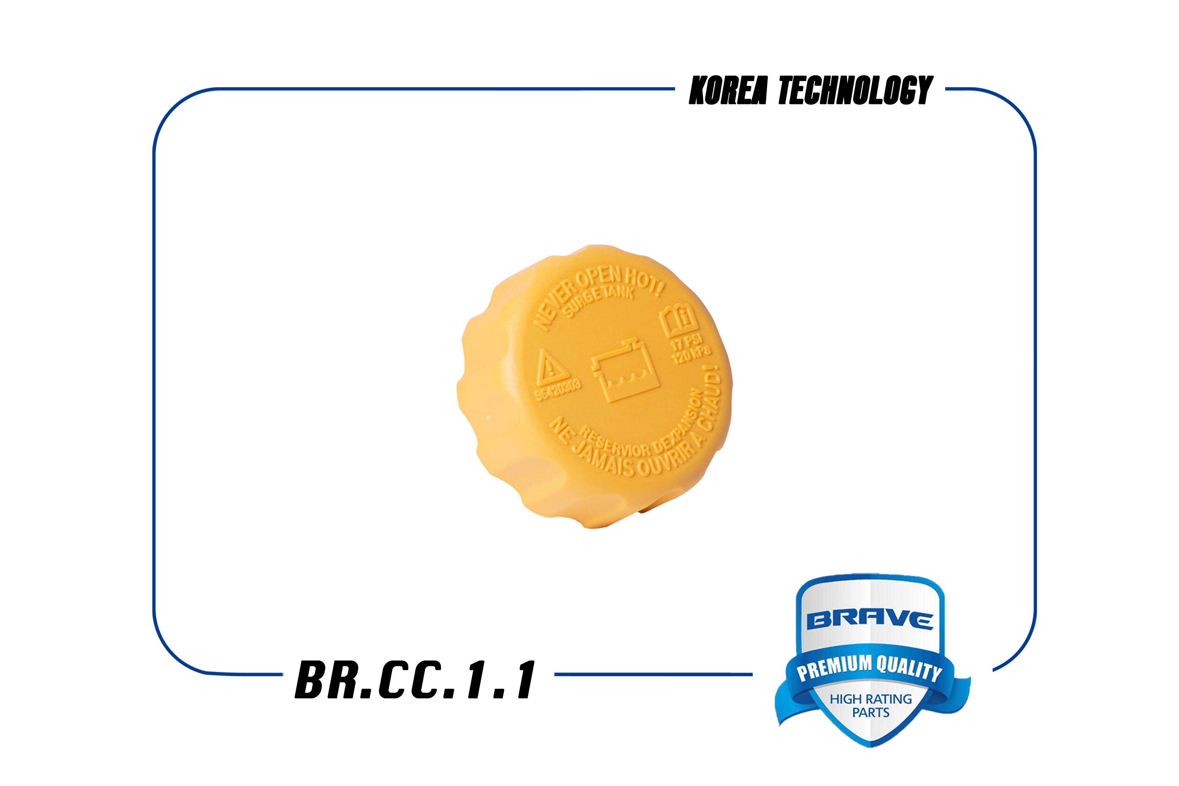 Крышка расширительного бачка системы охлаждения - Brave BRCC11