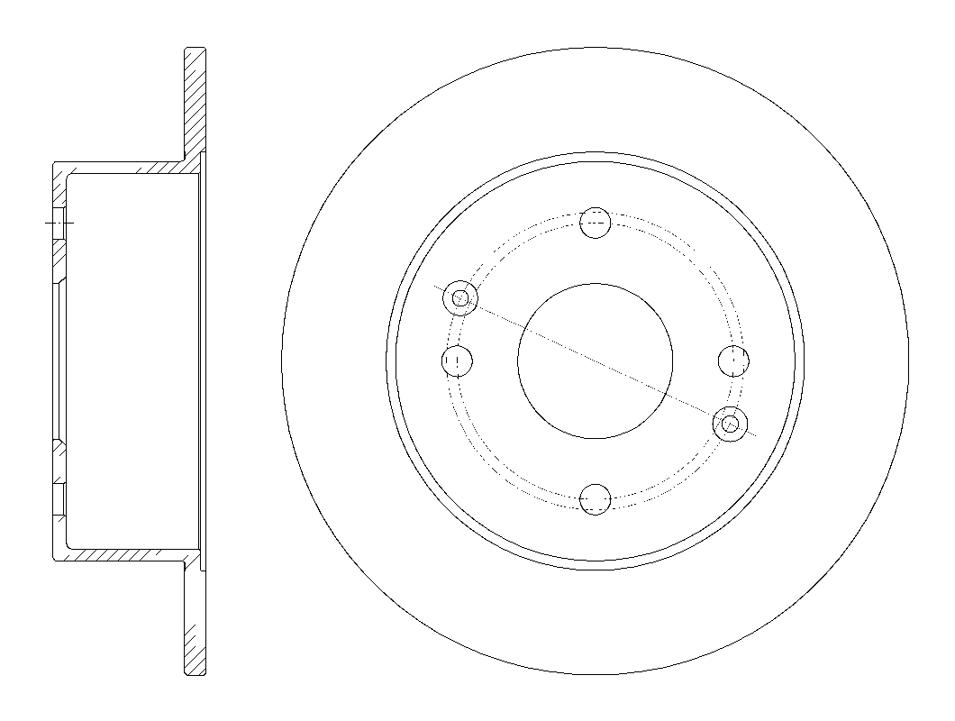 Диск тормозной gr-01335 - G-brake GR01335