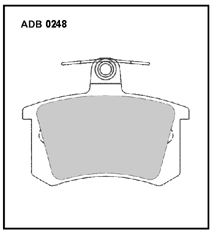 Тормозные колодки дисковые - Allied Nippon ADB0248