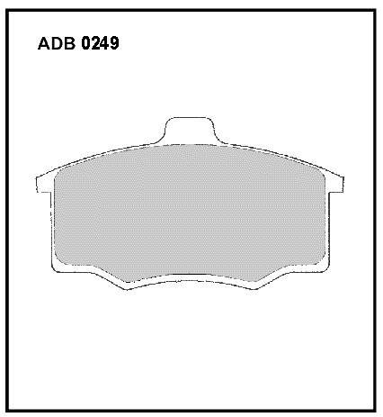 Тормозные колодки дисковые - Allied Nippon ADB0249
