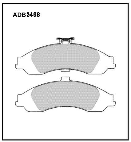 Тормозные колодки дисковые - Allied Nippon ADB3498