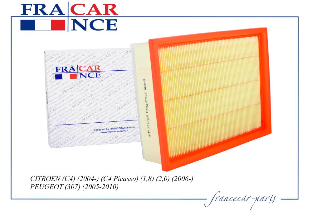 Фильтр воздушный 1444.vx/fcr21f212 francecar - Francecar FCR21F212