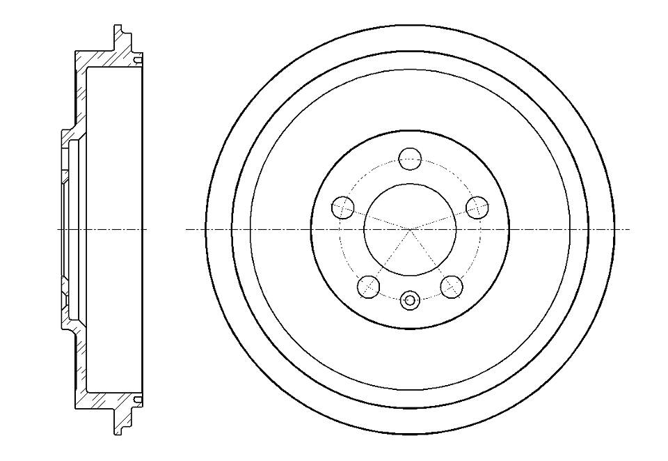 Барабан тормозной g-brake  gd-06295 - G-brake GD06295