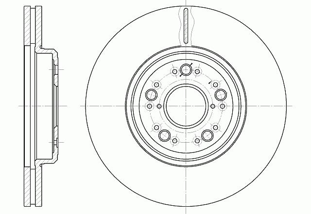 Диск тормозной вентилируемый g-brake  gr-02346 - G-brake GR02346