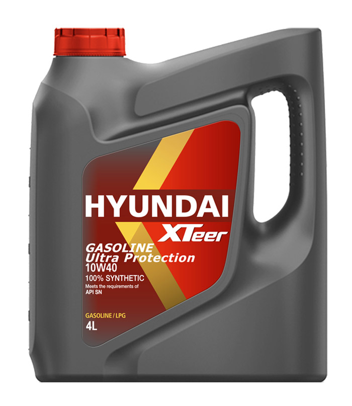 Моторное масло hyundai  xteer gasoline ultra protection 10w40, 4 Л, СИ - HYUNDAI XTeer 1041019