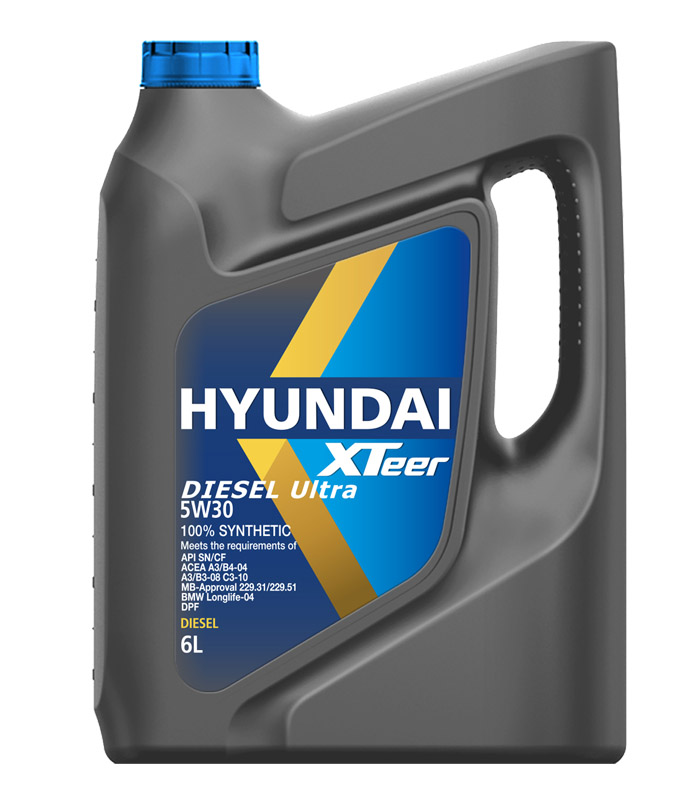 Масло hyundai xteer diesel ultra 5w30 6Л - HYUNDAI XTeer 1061001