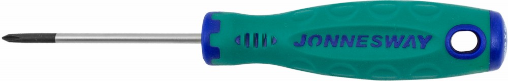 D71p060 отвертка стержневая крестовая anti-slip grip, ph0x60 ММ - JONNESWAY D71P060