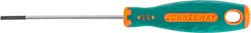 D71s2575 отвертка стержневая шлицевая anti-slip grip, sl2.5х75 ММ - JONNESWAY D71S2575