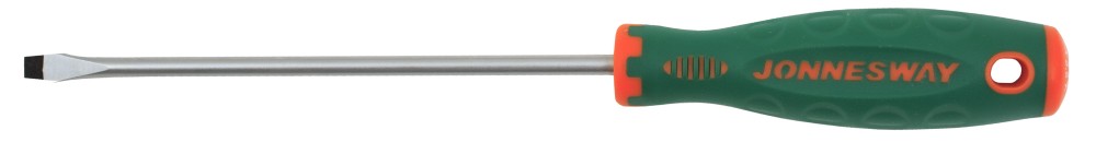 D71s4200 отвертка стержневая шлицевая anti-slip grip, sl4.0х200 ММ - JONNESWAY D71S4200