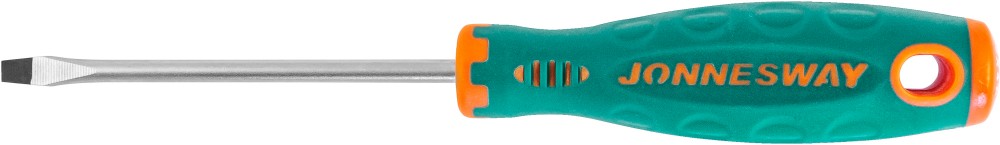 D71s480 отвертка стержневая шлицевая anti-slip grip, sl4.0х80 ММ - JONNESWAY D71S480
