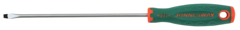 D71s6150 отвертка стержневая шлицевая anti-slip grip, sl6.5х150 ММ - JONNESWAY D71S6150