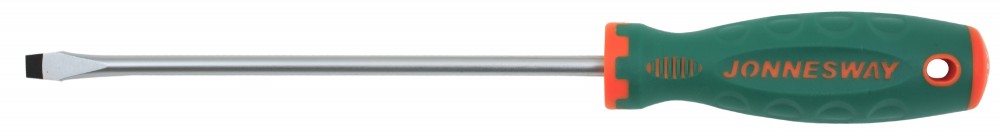 D71s8200 отвертка стержневая шлицевая anti-slip grip, sl8.0х200 ММ - JONNESWAY D71S8200