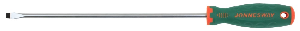 D71s8300 отвертка стержневая шлицевая anti-slip grip, sl8.0х300 ММ - JONNESWAY D71S8300