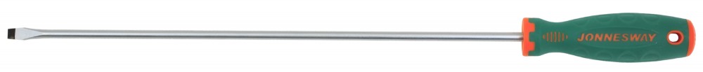 D71s8400 отвертка стержневая шлицевая anti-slip grip, sl8.0х400 ММ - JONNESWAY D71S8400