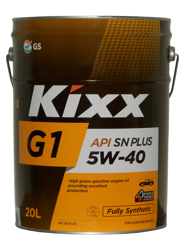 Kixx G1 SN plus 5w40 20L масло моторное   api: SN plus Fully Synthetic, - KIXX L2102P20E1