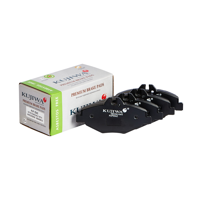 Колодки тормозные передние с пластинами kuf0342 kujiwa  a0044208720 ME - Kujiwa KUF0342