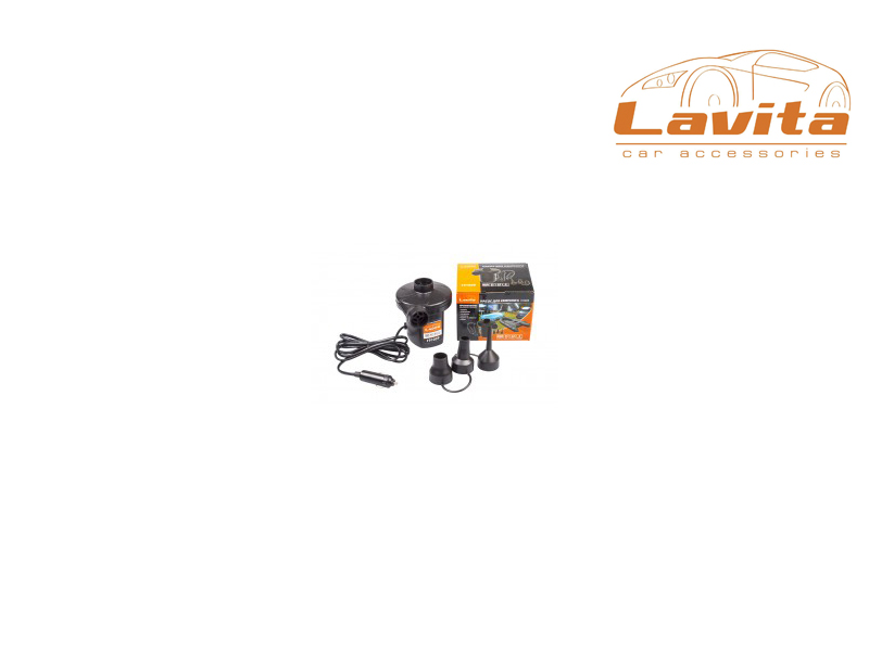 Компрессор 12в, power: 50w, 0.6 psi,(л/мин) для кемпинга (лодка, матра - Lavita LA191059