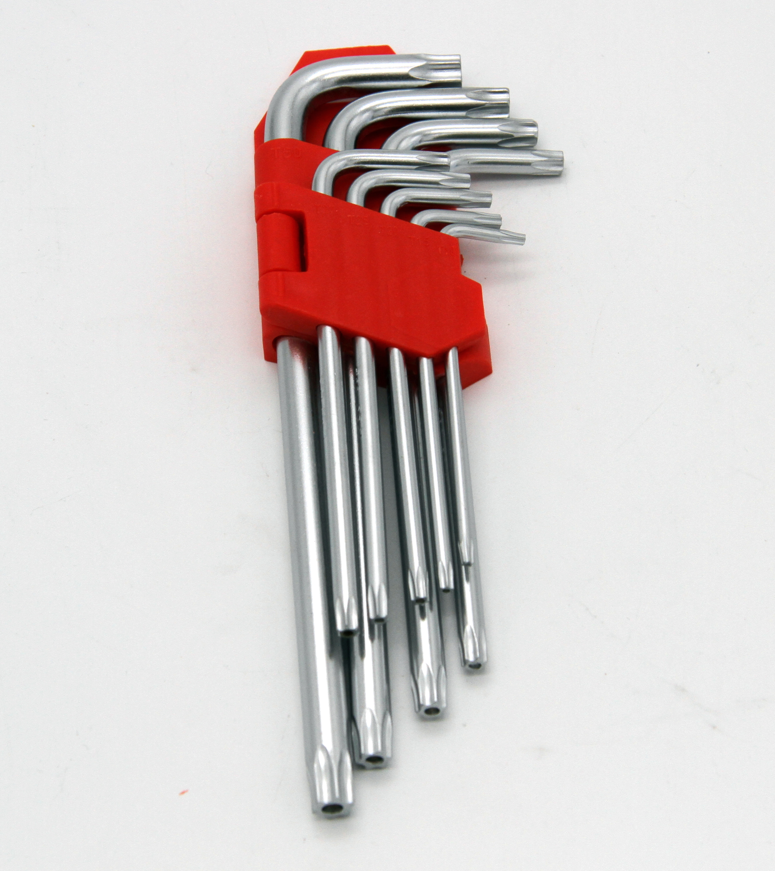 Ключ l-образный torx 9 ШТ в наборе. размер: t10-t50, удлинённый. - Lavita LA511600
