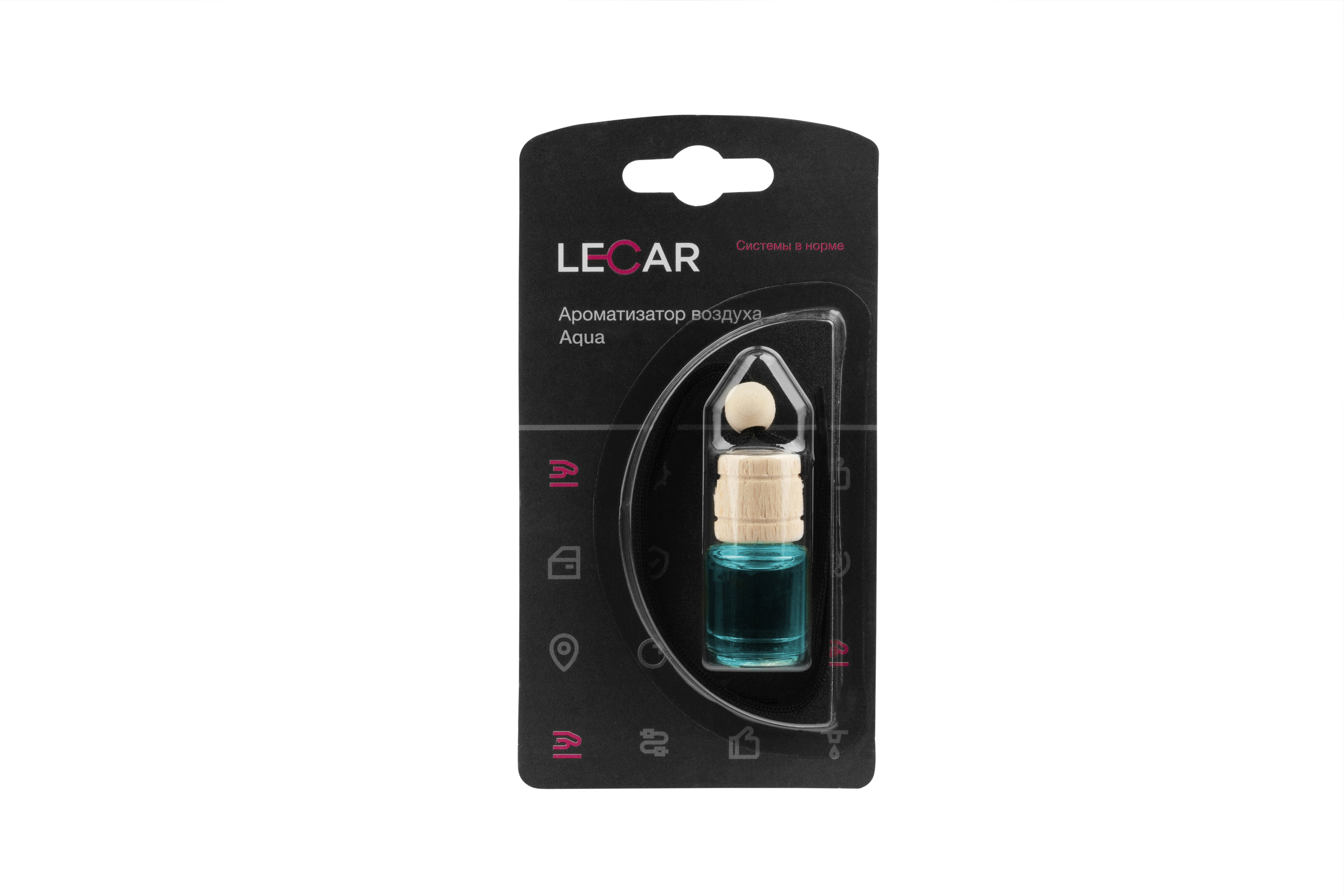 Ароматизатор воздуха подвесной lecar aqua 5 МЛ. (баночка) lecar0001524 - LECAR LECAR000152412
