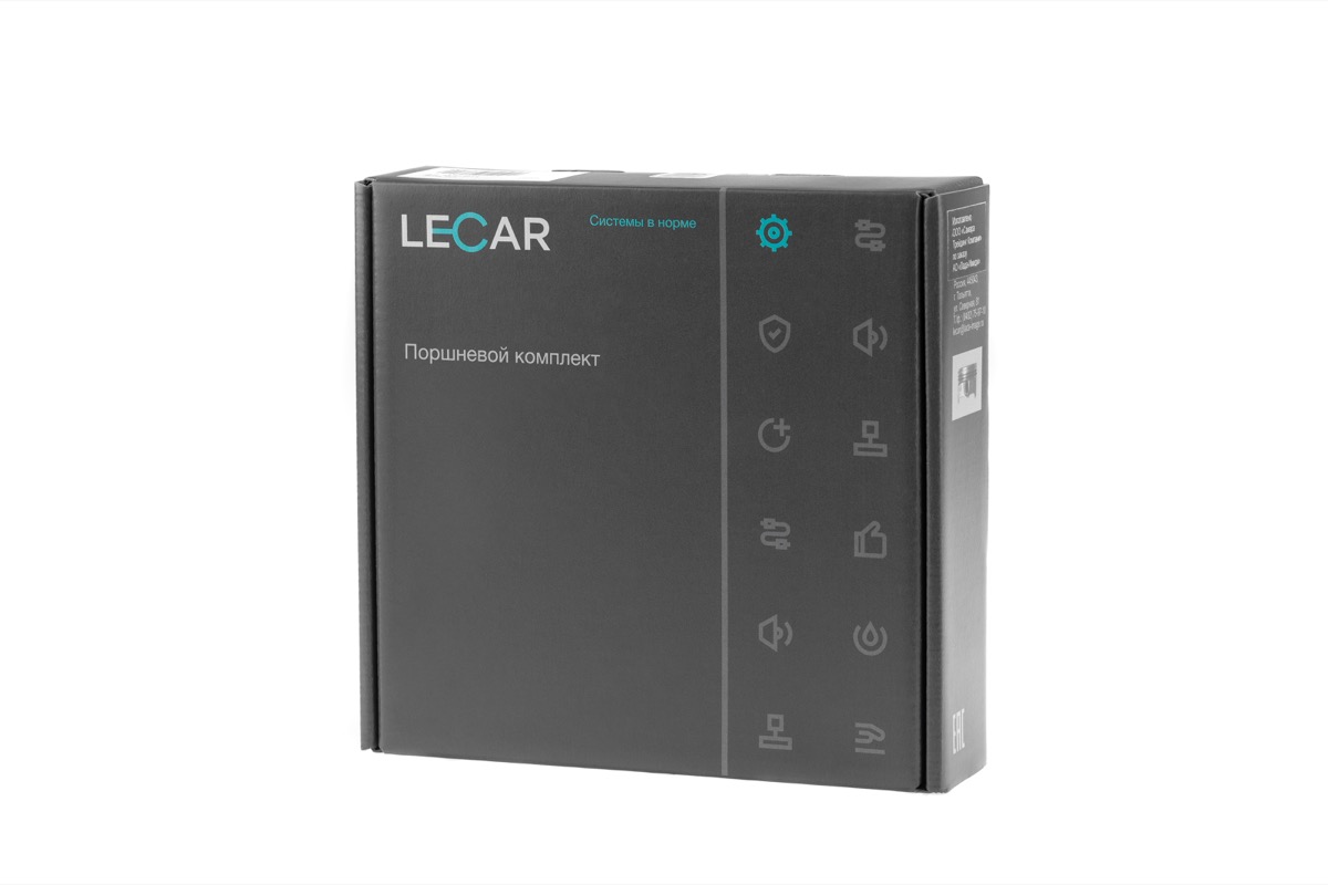 Поршень цилиндра ваз-21126 82,0 b 4шт. (+ пальцы) - LECAR LECAR014323002
