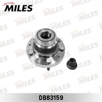 Ступица с подшипником задняя, ford transit 06-. + Повышенная осевая нагрузка - Miles DB83159