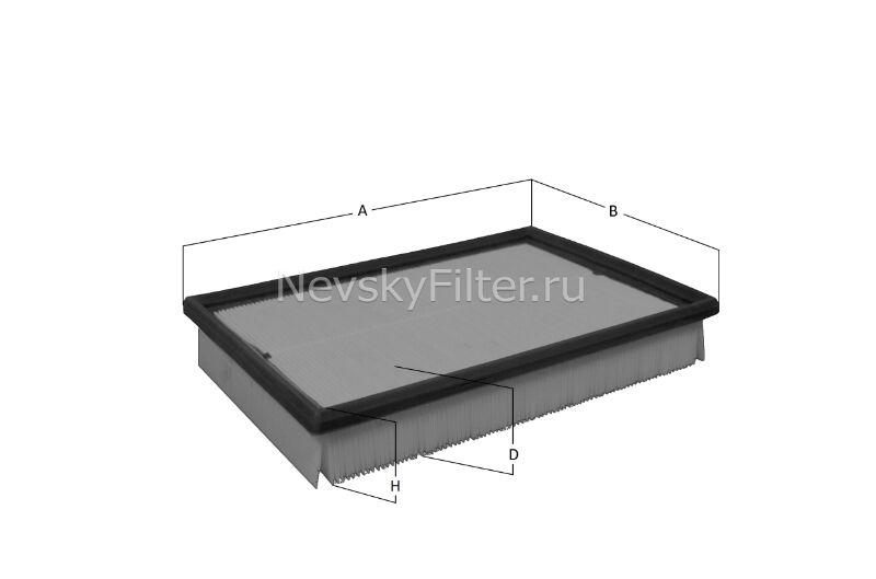 Фильтр воздушный - NEVSKY FILTER NF5001MP