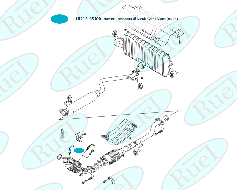 Датчик кислородный suzuki grand vitara (06-15) - Ruei RUEI04133