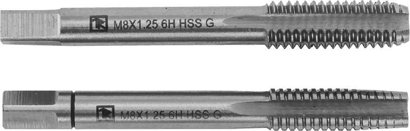 Набор метчиков t-combo двухпроходных ручных универсальных М6х1.0, hss-g, 2 шт. - Thorvik MT61S2