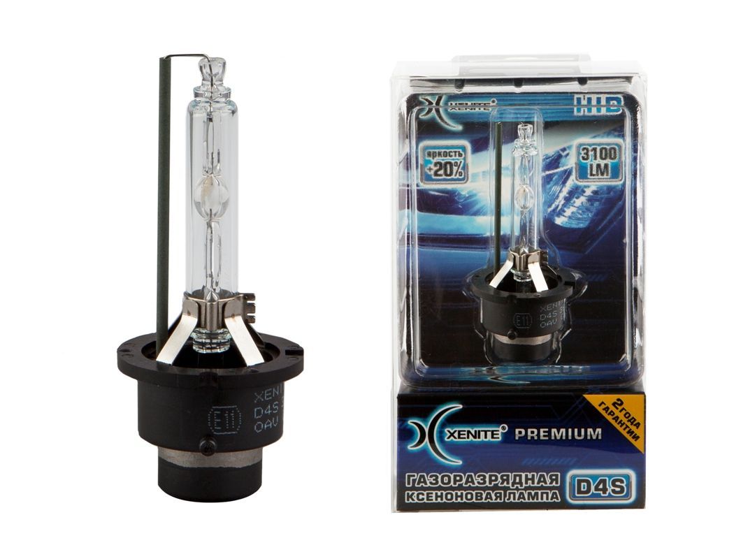 Лампа xenite premium D4S (5000k) (яркость +20%) гарантия 2 года XENITE                1002023