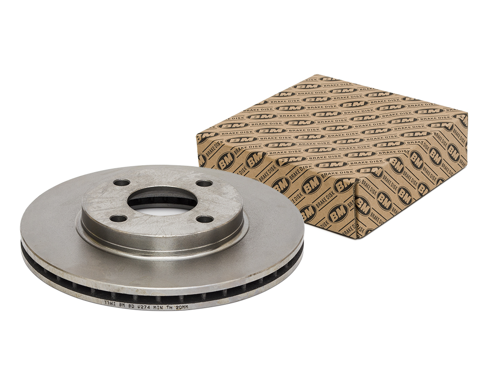 Диск тормозной вентилируемый (1шт.) ford focus I, fusion, fiesta, mazda 2  /1/ - BМ-Motorsport BDV274