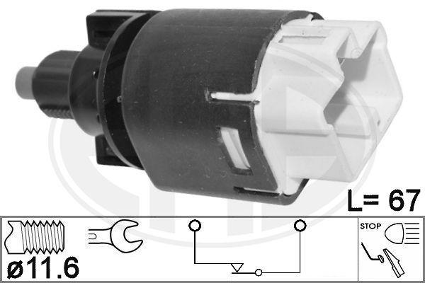 Датчик, включение стоп-сигнала - ERA 331009