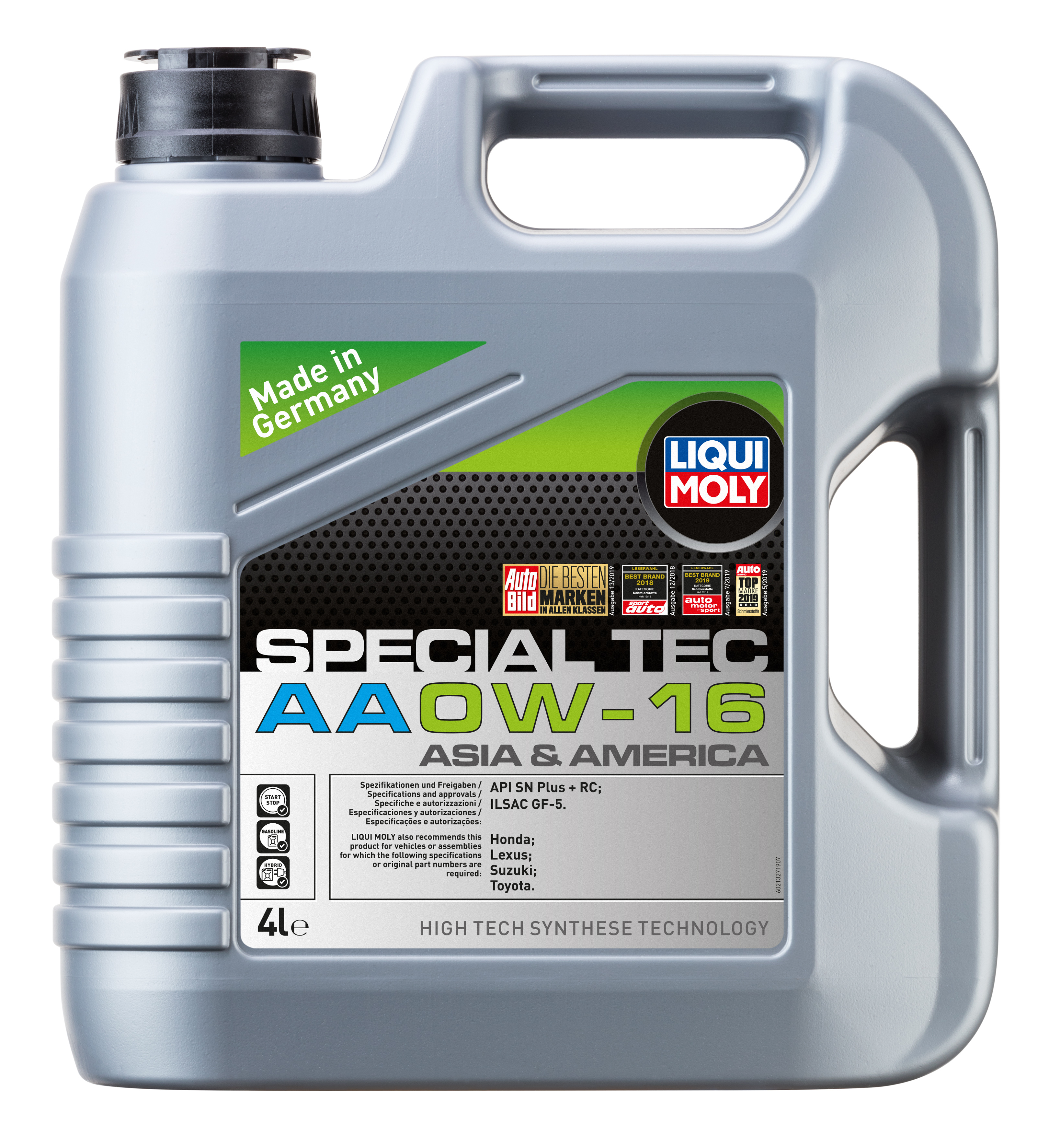 0w-16 SP Special Tec AA, 4л (НС-синт.мотор.масло) - Liqui Moly 21327