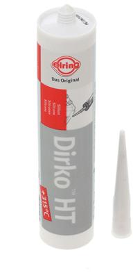 Герметик Dirko HT серый силиконовый 310мл (от -60С до +315С) - Elring 610.023