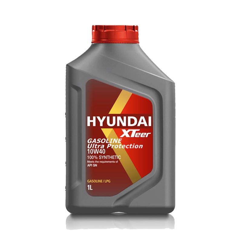 Масло моторное hyundai XTeer Gasoline   Ultra Protection 10w40 SN -  1 литр - Hyundai/Kia 1 011 019