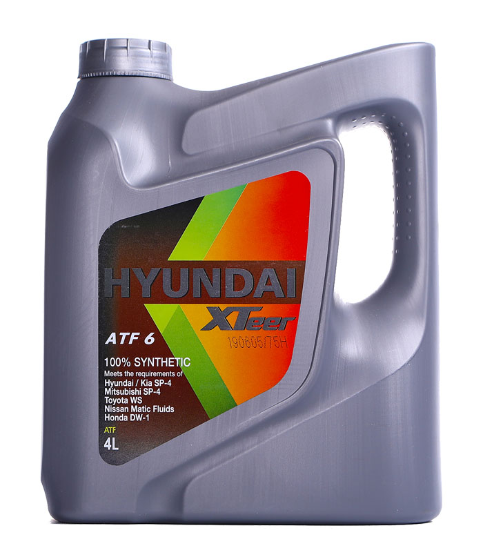 Жидкость для АКП hyundai XTeer ATF 6 - 4 литра (Dextron VI) - HYUNDAI XTeer 1 041 412