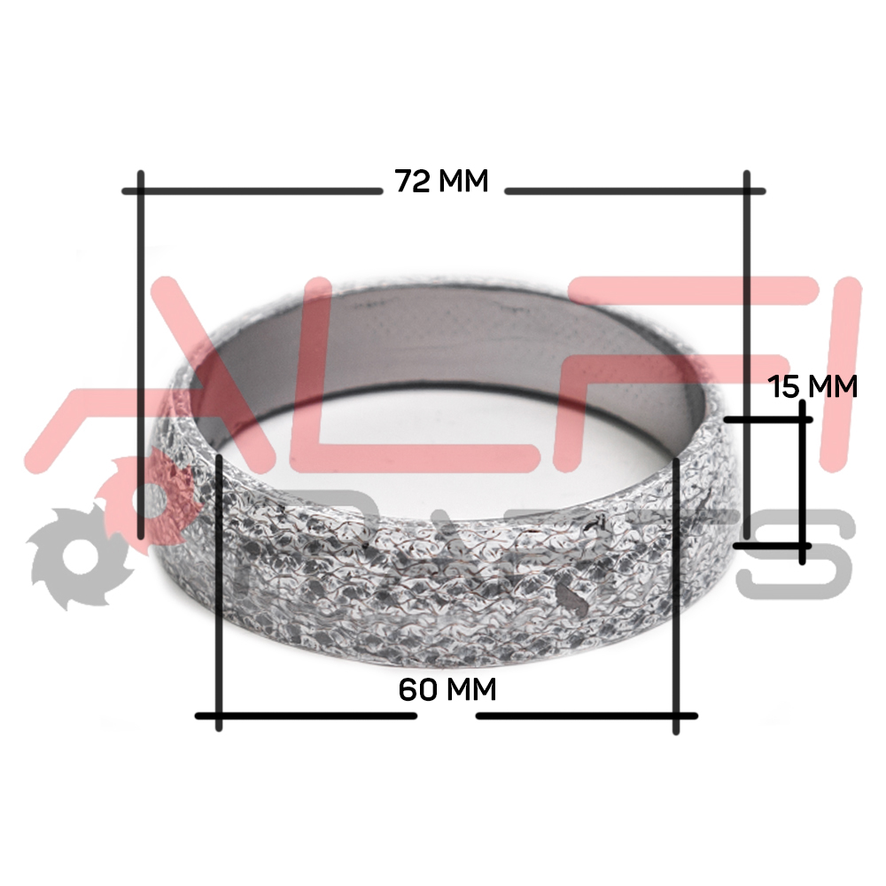 Кольцо-прокладка системы выхлопа (44022-aa123) 61/72/16 - Alfi Parts GP1014