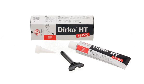 Герметик Dirko HT черный силиконовый 70мл (от -60С до +315С) - Elring 006.553