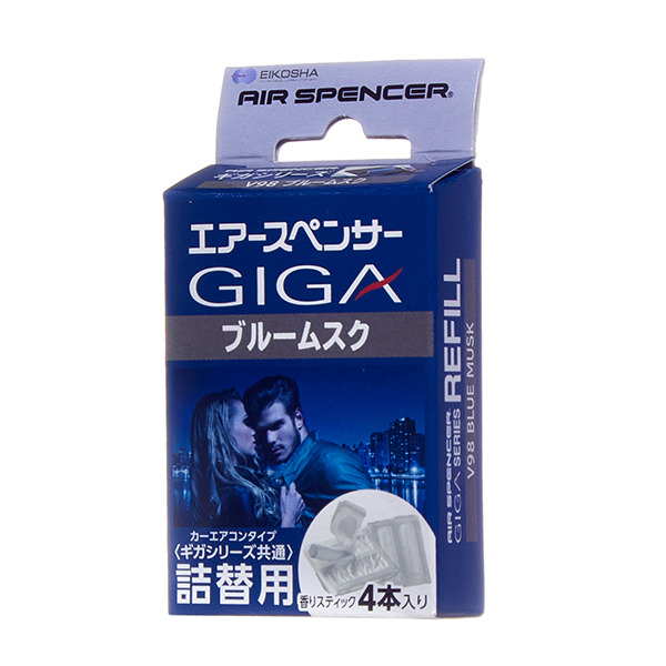 Ароматизатор Запасной элемент для ароматизатора на кондиционер Giga - blue musk - Eikosha V98