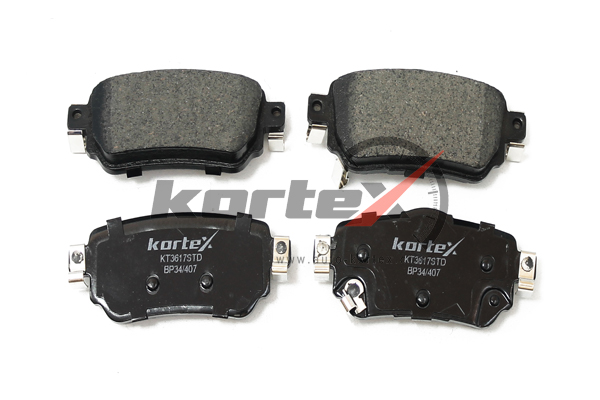 Колодки тормозные nissan Qashqai (14-) задние (4шт.) | перед | - KORTEX KT3617STD