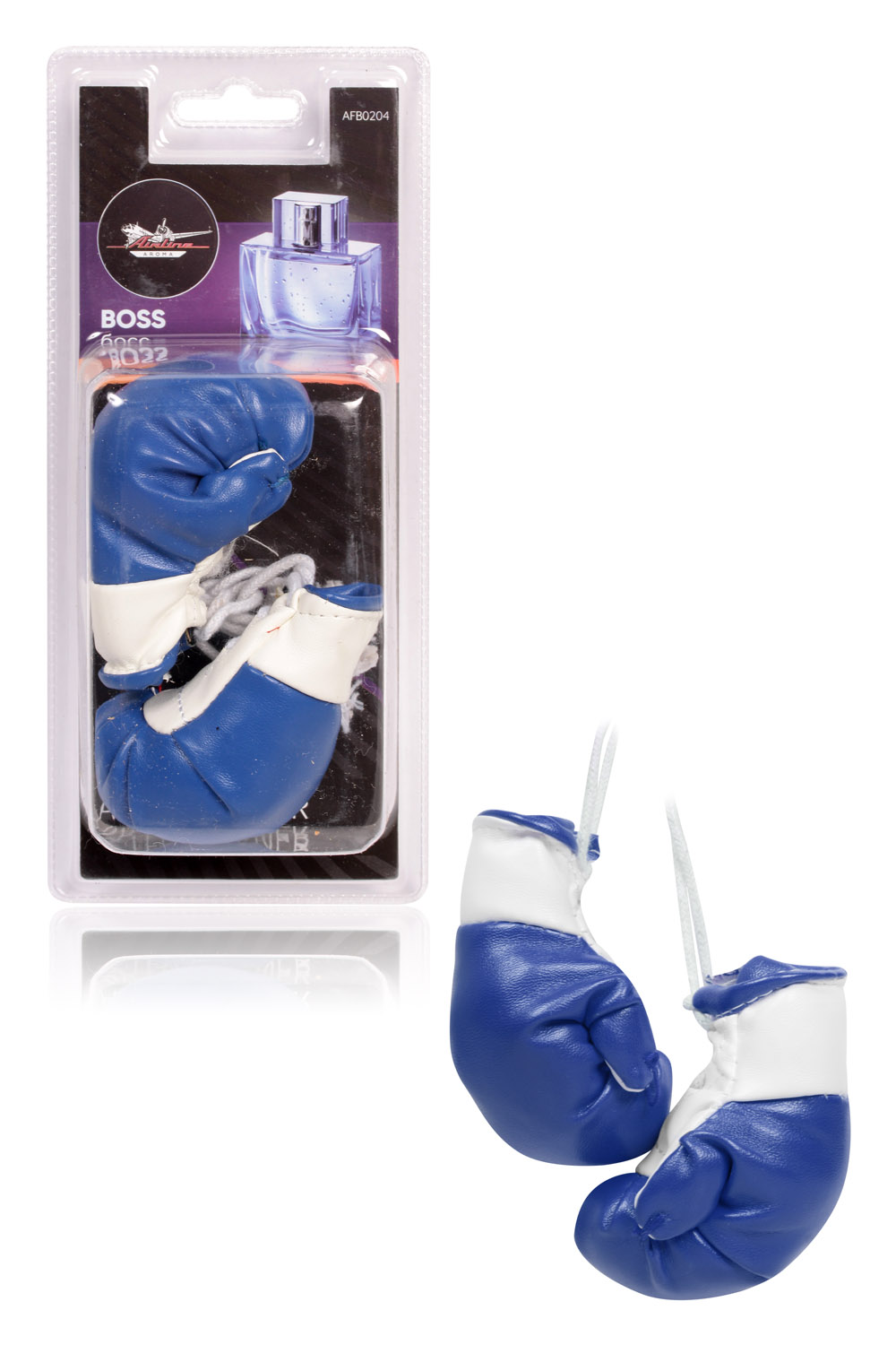 Ароматизатор подвесной Боксерские перчатки boss - AIRLINE AFB0204