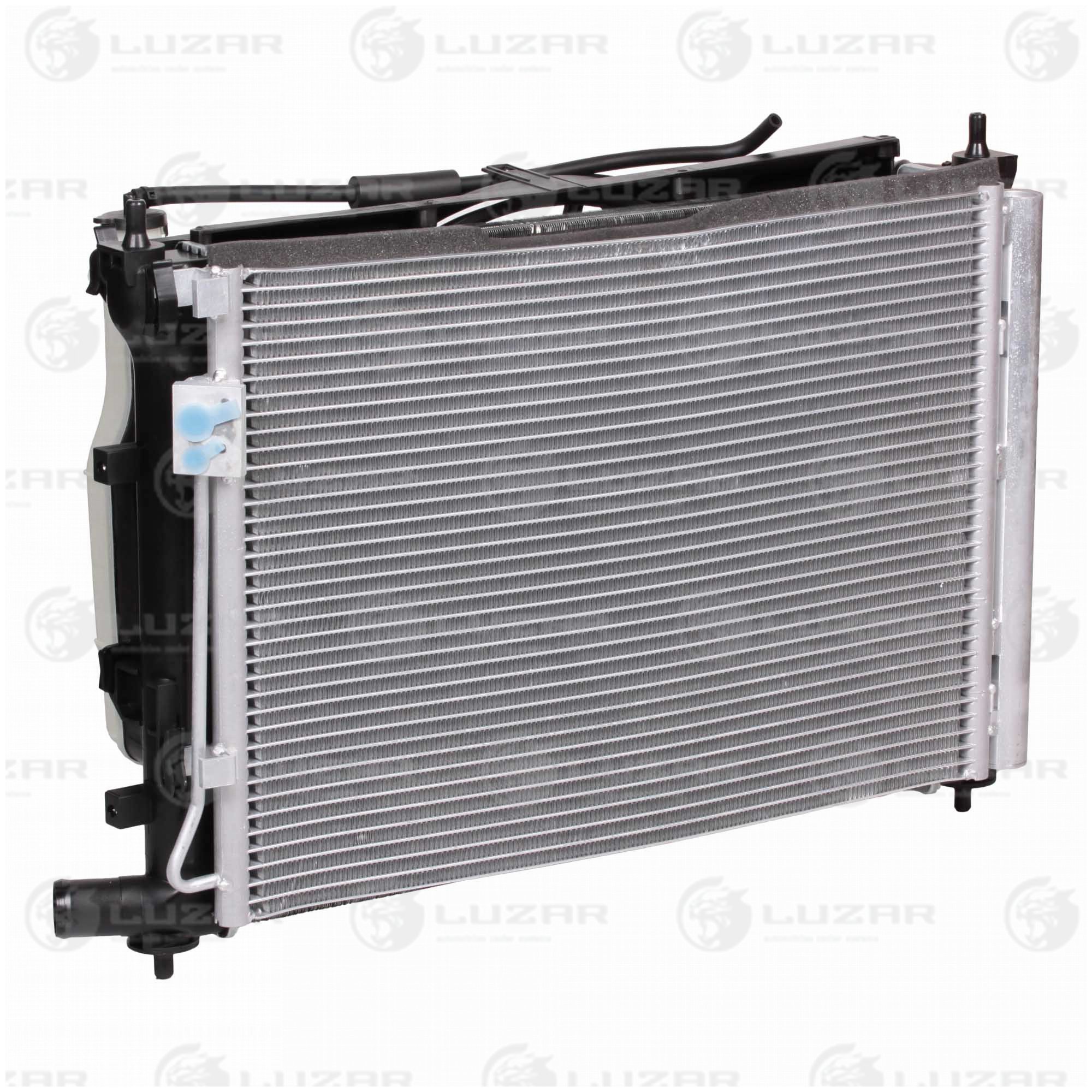 Блок охлаждения (радиатор + конденсер + вентилятор) - Luzar LRK 08L5